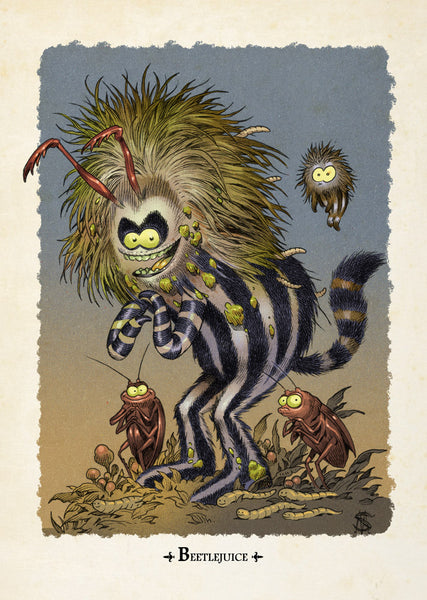 monsters from beetlejuice Beetlejuice – Black Dragon Press