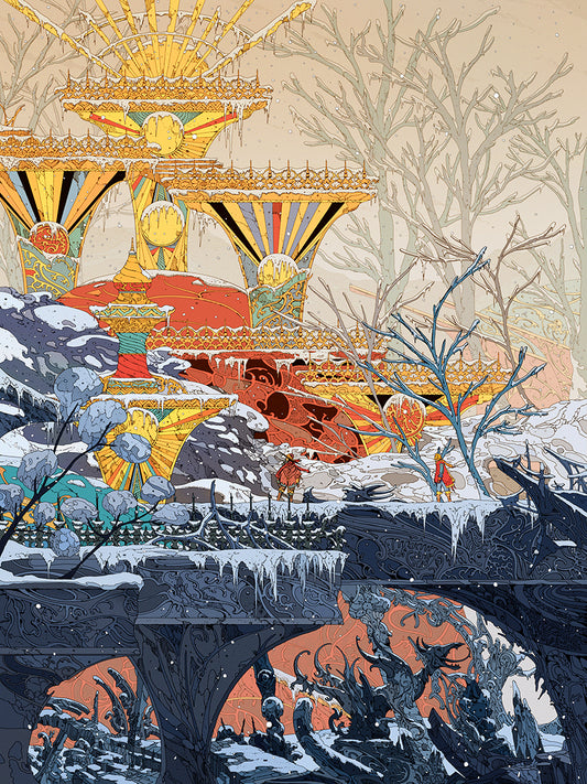 Midwinter at the Sun Monument (Gallery Proof)