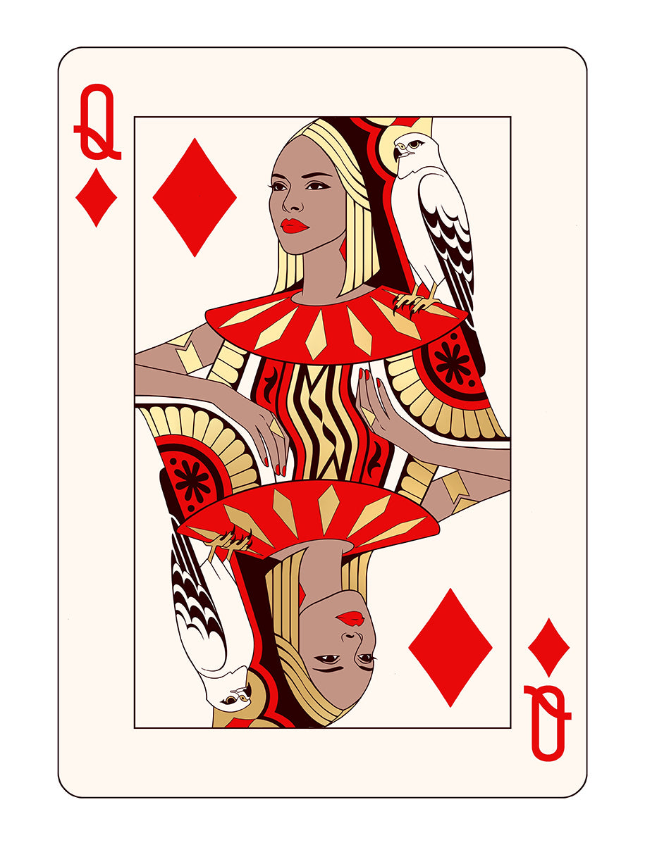 Queen of Diamonds (Gold Edition) – Black Dragon Press